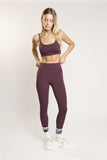 Signature Burgundy Scoop-Neck Crop-Top