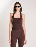 Agon Women's Brown Halterneck Top